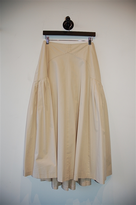 Light Beige Dries van Noten Maxi Skirt, size 6
