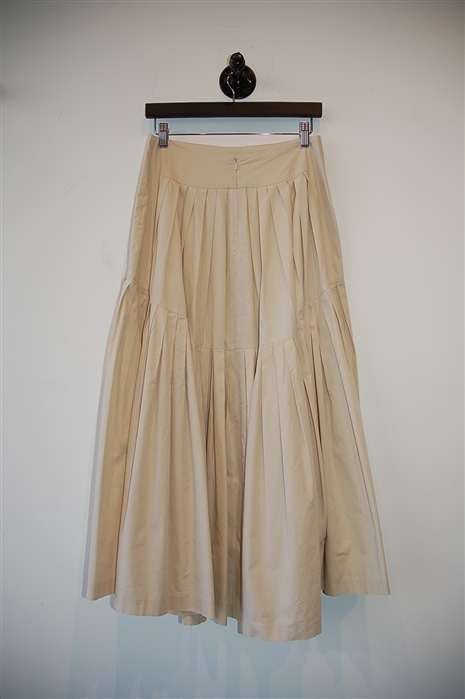 Light Beige Dries van Noten Maxi Skirt, size 6