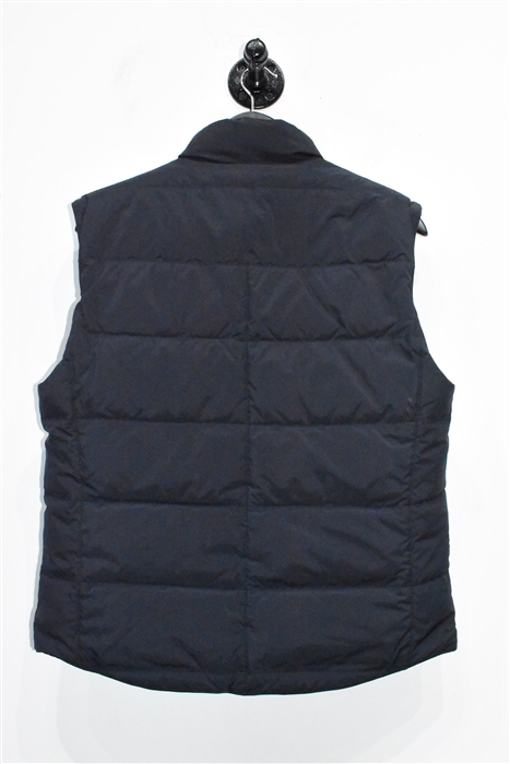 Dark Leather Brunello Cucinelli Gilet, size M