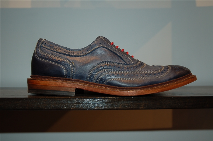 Burnished Blue Allen Edmonds Oxford, size 7