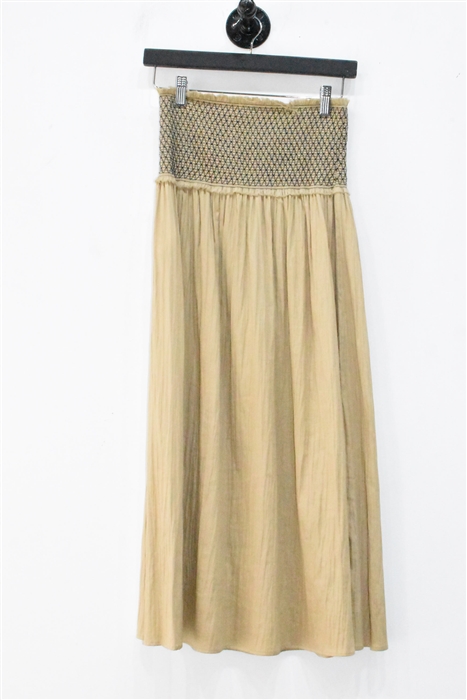 Beige Toteme Midi Skirt, size M