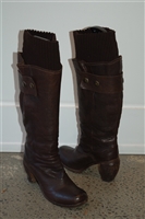 Espresso Marsell Tall Boots, size 10