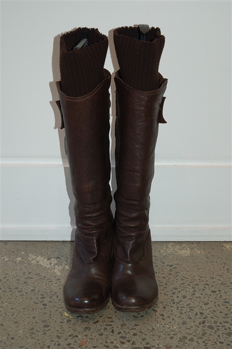 Espresso Marsell Tall Boots, size 10