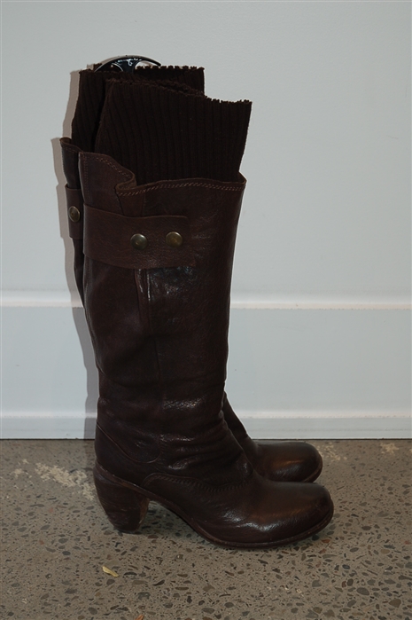Espresso Marsell Tall Boots, size 10