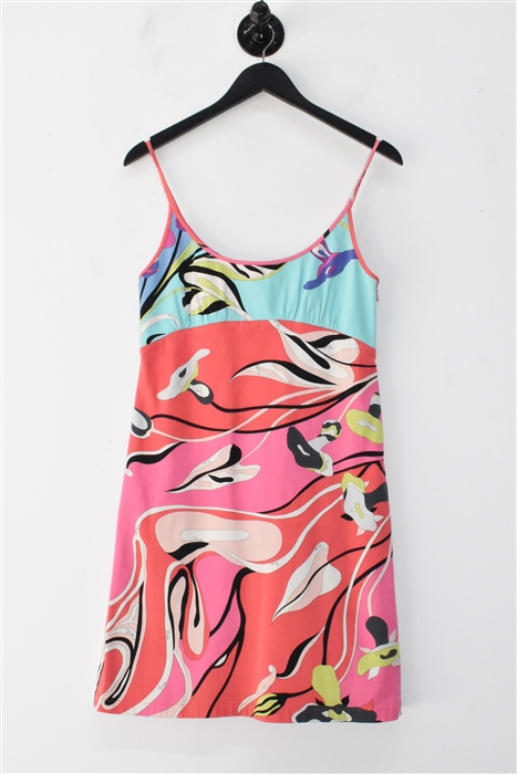 Abstract Print Emilio Pucci A-Line Dress, size 8