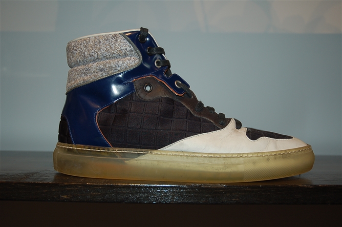 Colour Blocked Balenciaga High-Top Sneakers, size 8