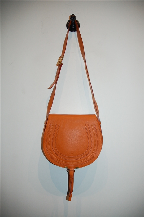 Bright Orange Chloe Cross-Body, size M