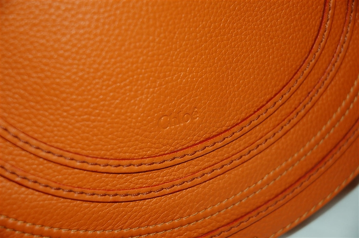 Bright Orange Chloe Cross-Body, size M