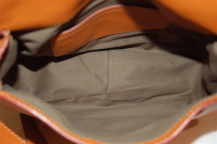 Bright Orange Chloe Cross-Body, size M