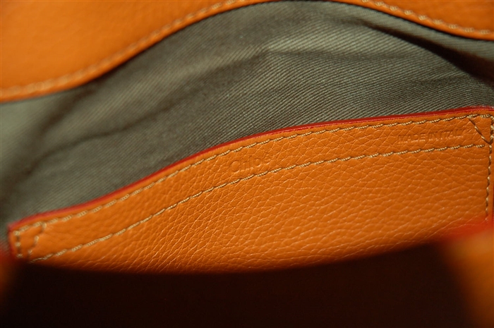 Bright Orange Chloe Cross-Body, size M