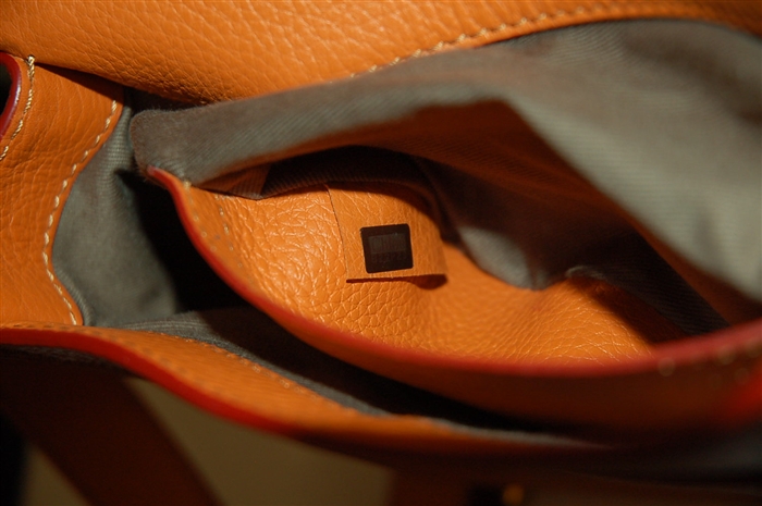Bright Orange Chloe Cross-Body, size M
