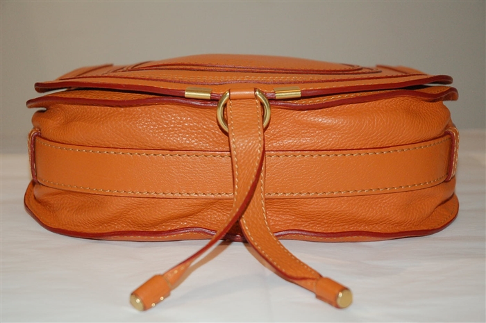 Bright Orange Chloe Cross-Body, size M