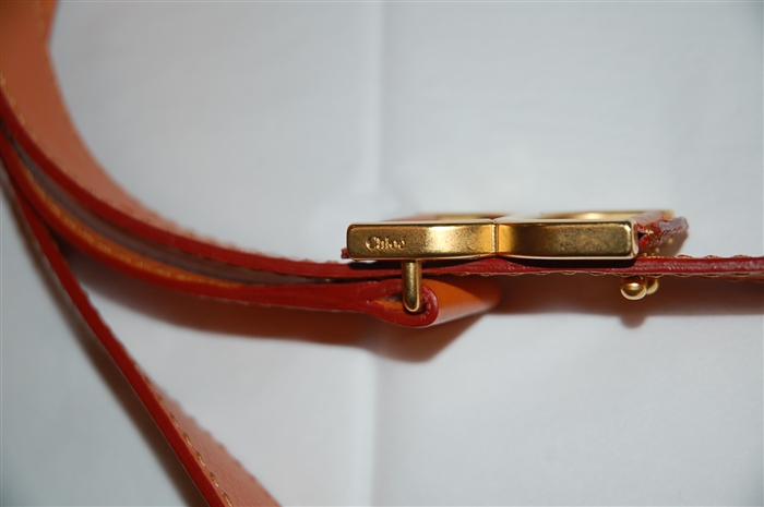 Bright Orange Chloe Cross-Body, size M