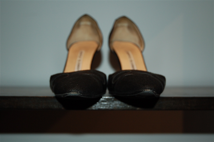 Basic Black Manolo Blahnik Pumps, size 6.5
