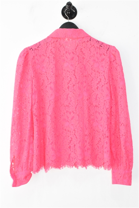 Hot Pink L'Agence Button Blouse, size M