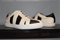 White & Black Giorgio Armani Sneaker, size 9.5
