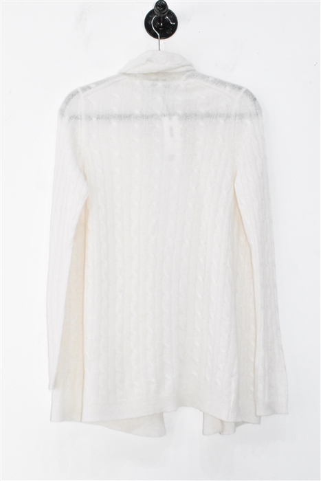Soft White White + Warren Cashmere Cardigan, size S