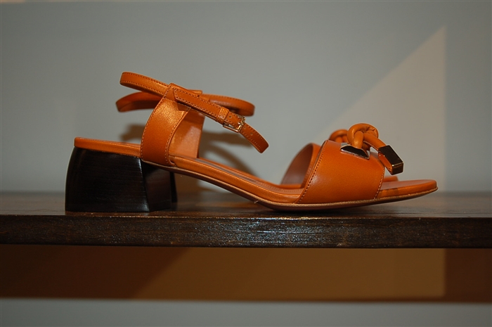 Cognac Sportmax Sandal, size 9