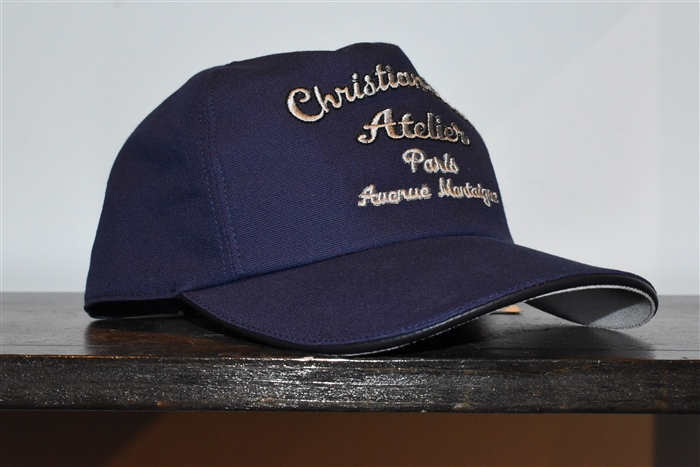 Navy Dior Cap, size M