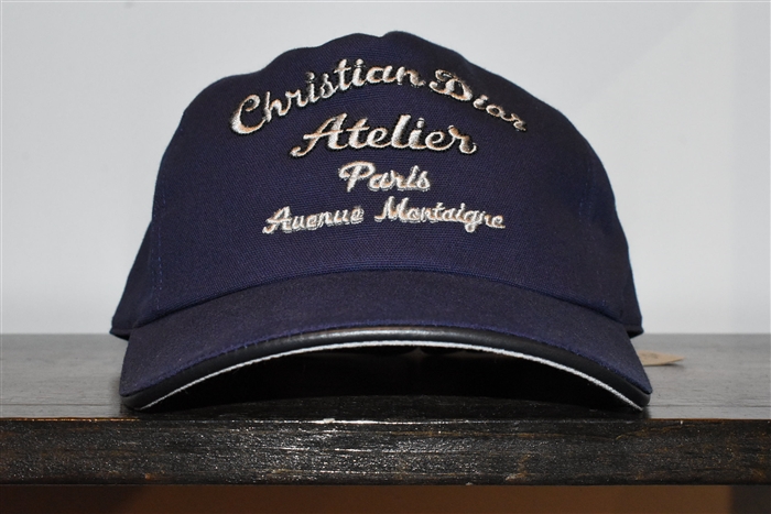 Navy Dior Cap, size M