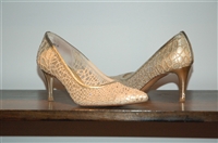 Gold Stuart Weitzman Pumps, size 6.5