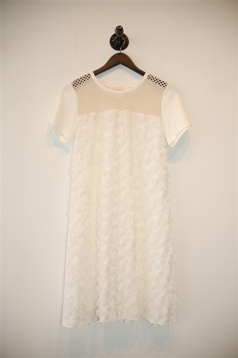 Soft White See by Chloe T-Shirt Dress, size M