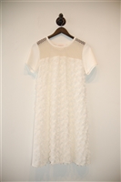 Soft White See by Chloe T-Shirt Dress, size M