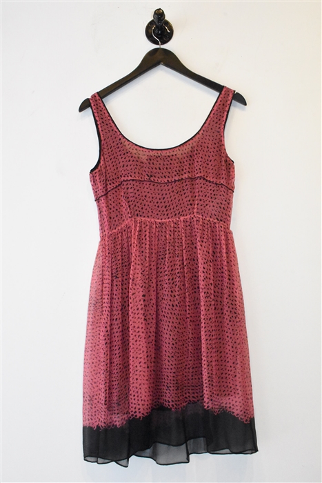 Pink & Black Proenza Schouler A-Line Dress, size 4
