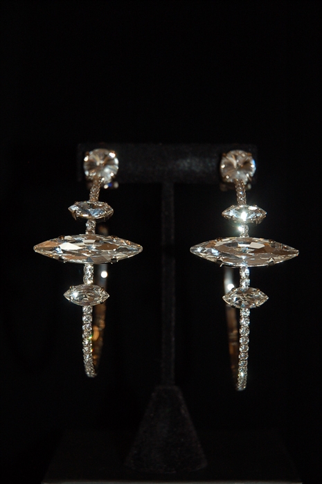 Crystal Miu Miu Earrings, size O/S