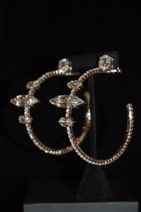 Crystal Miu Miu Earrings, size O/S