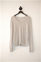 Pale Gray Equipment Sweater, size S