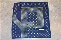 Navy Christian Dior - Vintage Silk Scarf, size O/S