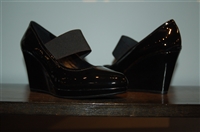 Black Patent Prada Mary Janes, size 7.5
