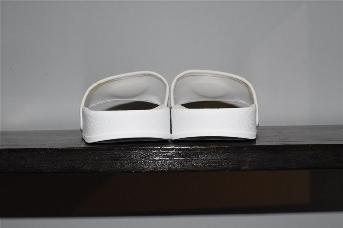White & Black Giuseppe Zanotti Slides, size 6