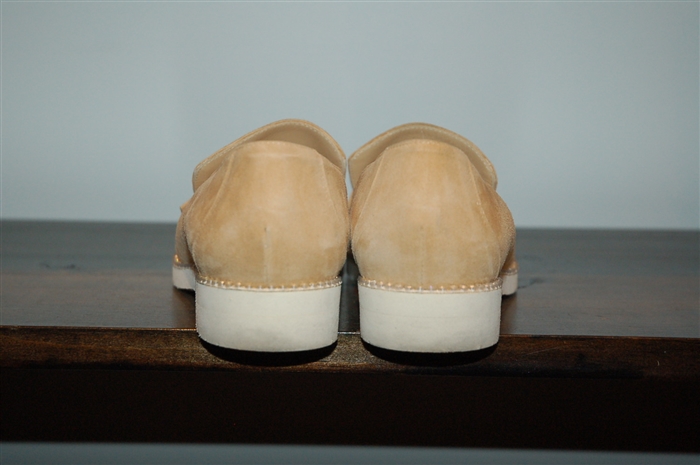 Tan Oscar de la Renta Loafer, size 7