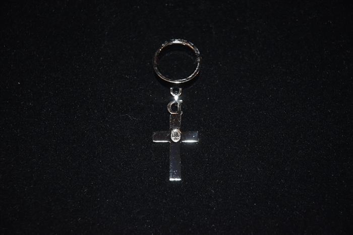 Antique Silver Dior Ring, size O/S