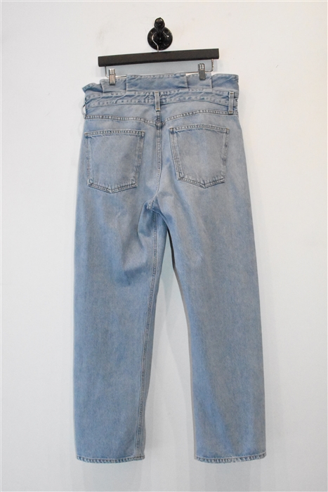 Light Denim Agolde Straight Leg Jean, size 32