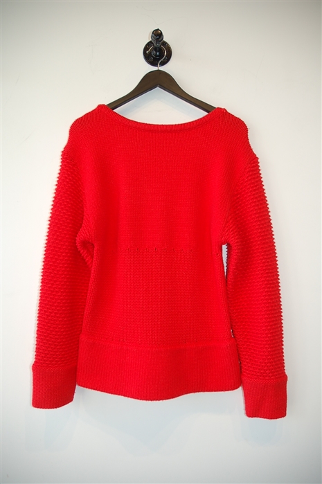 Bright Red Helmut Lang Pullover, size XS