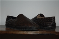 Black Leather Bottega Veneta Espadrilles, size 10