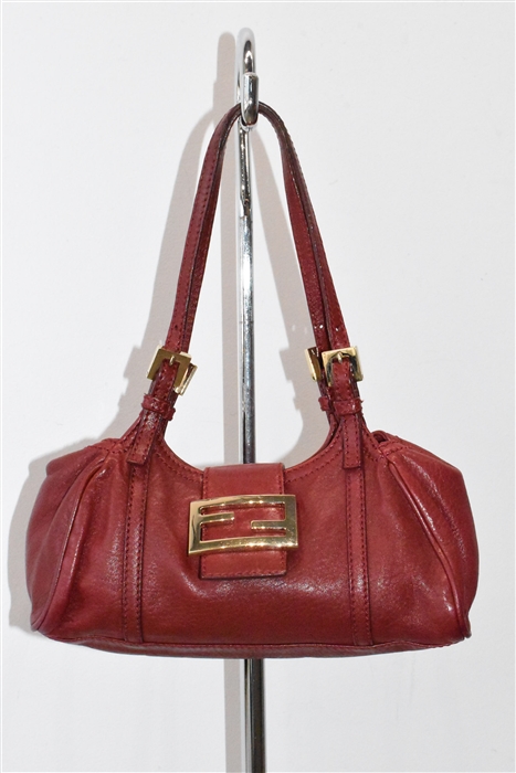 Dark Red Fendi Handbag, size S