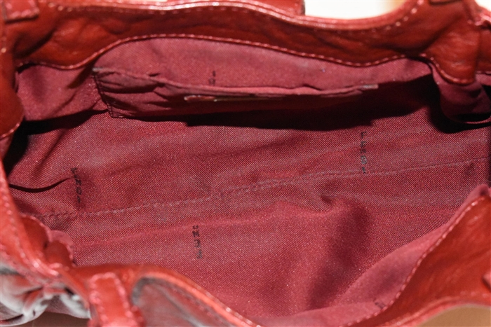 Dark Red Fendi Handbag, size S