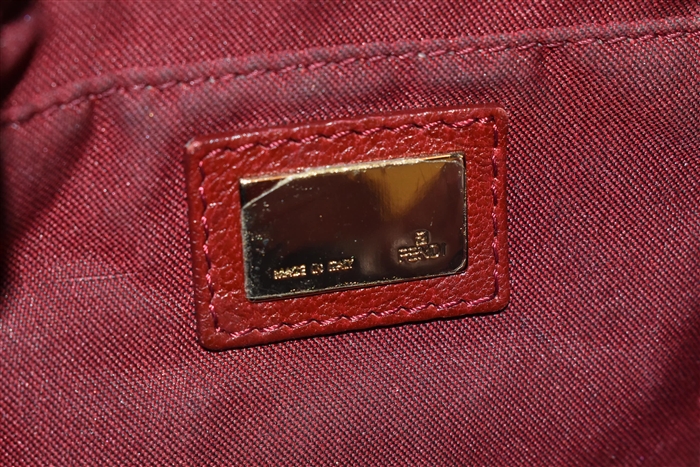 Dark Red Fendi Handbag, size S