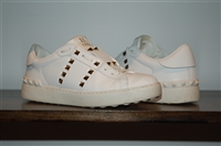 White Leather Valentino Sneaker, size 7.5