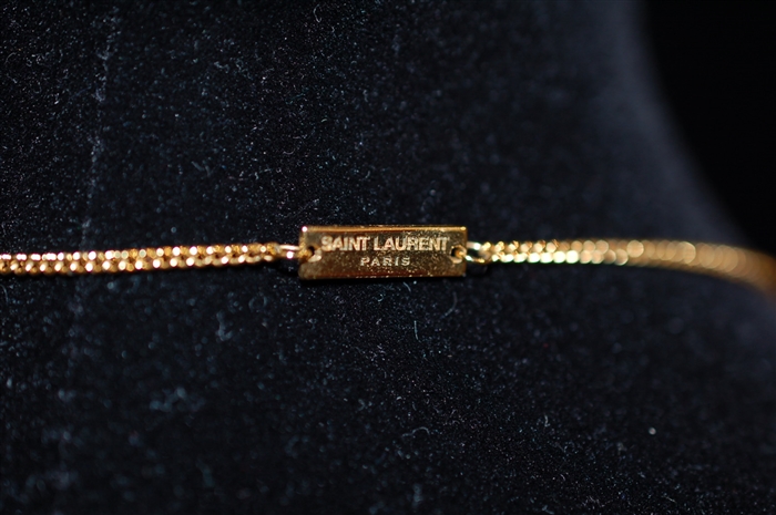 Gold Saint Laurent Necklace, size O/S