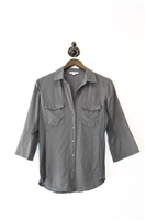 Carbon James Perse Short-Sleeved Shirt, size M