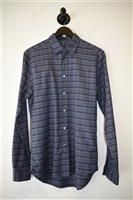 Blue Check Louis Vuitton Button Shirt, size S