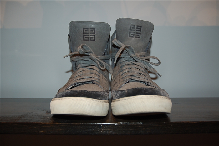 Stone Givenchy High-Top Sneakers, size 8