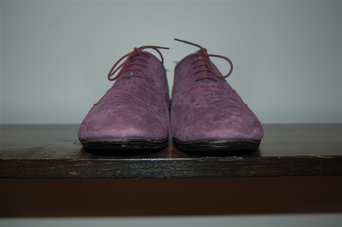 Purple Suede Paul Smith Oxford, size 10