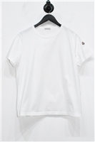 Soft White Moncler T-Shirt, size S