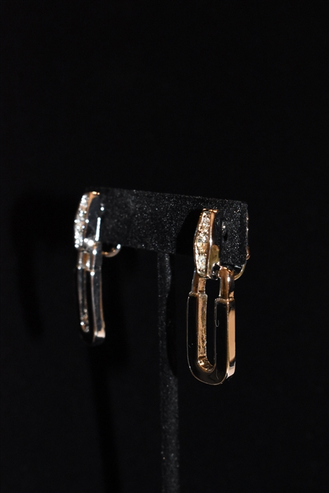 Rhodium Nina Ricci - Vintage Earrings, size O/S